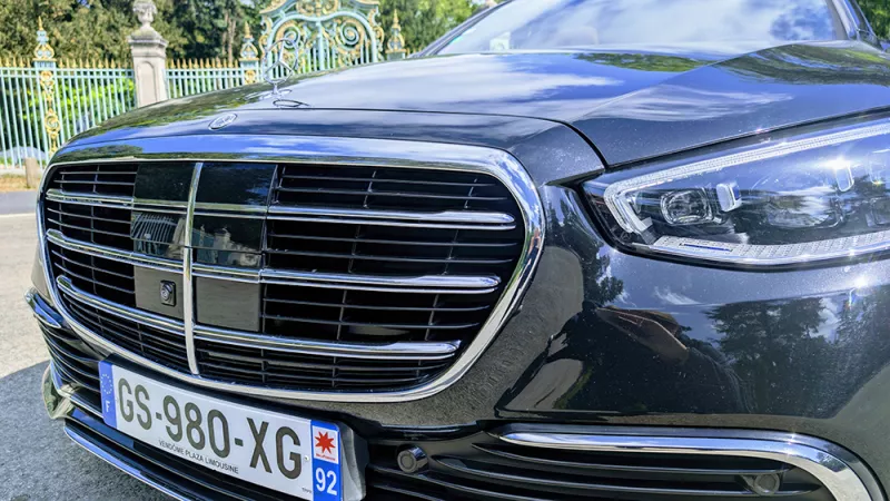 Mercedes Classe S 450 Long de location chez Vendôme Plaza à Boulogne-Billancourt