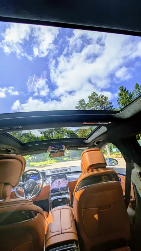 Mercedes Classe S 450 Long de location chez Vendôme Plaza à Boulogne-Billancourt